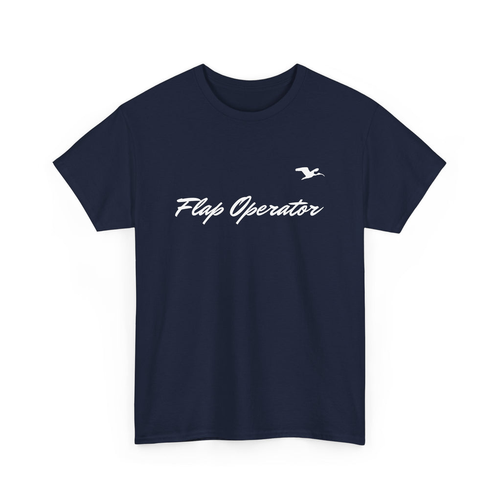 Flap Operator Small Logo Cotton Tee