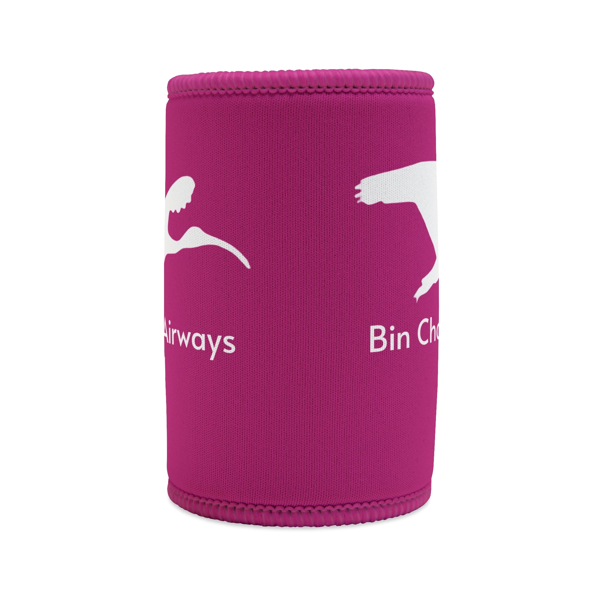 Beer Coozie - Pink & White