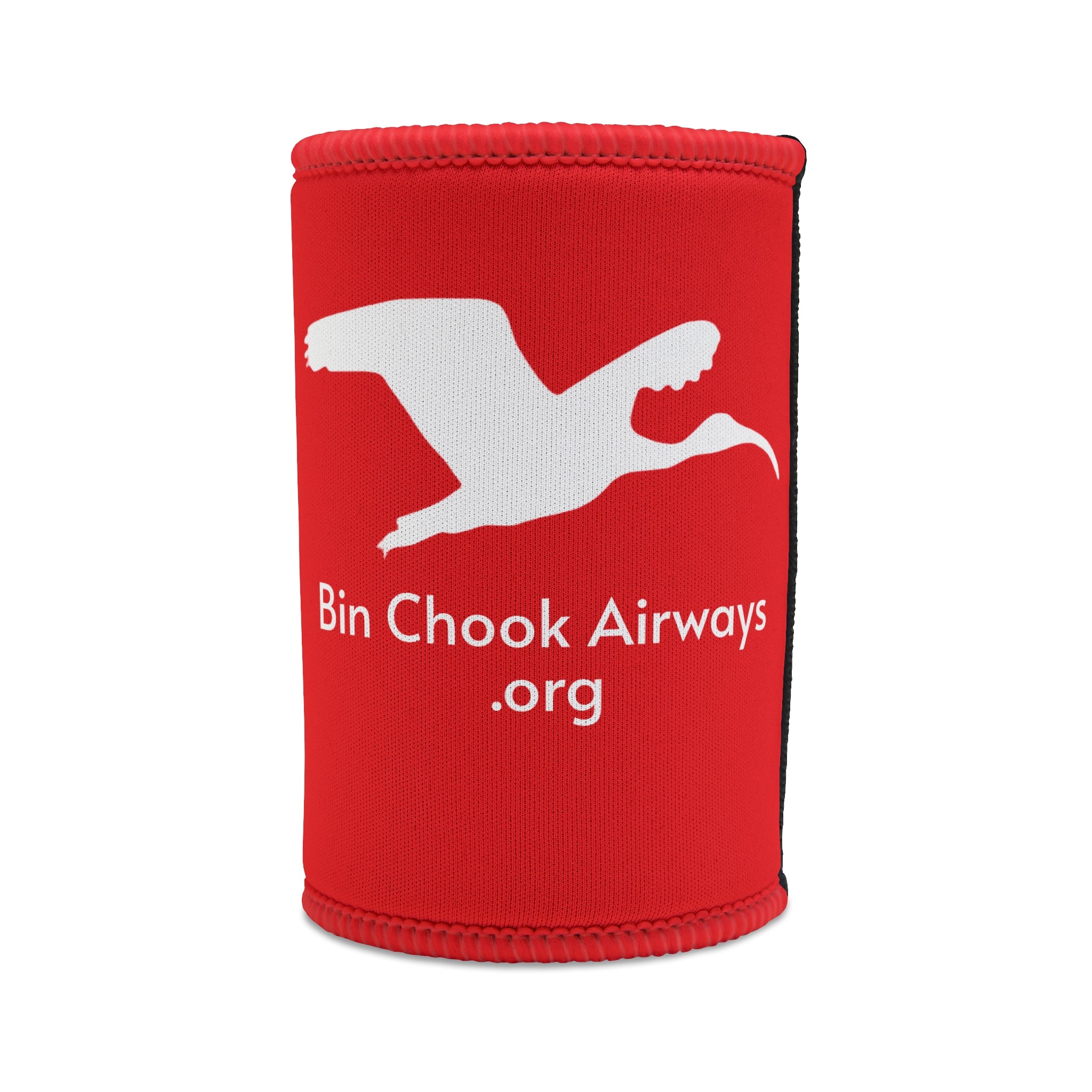 Beer Coozie - Red & White