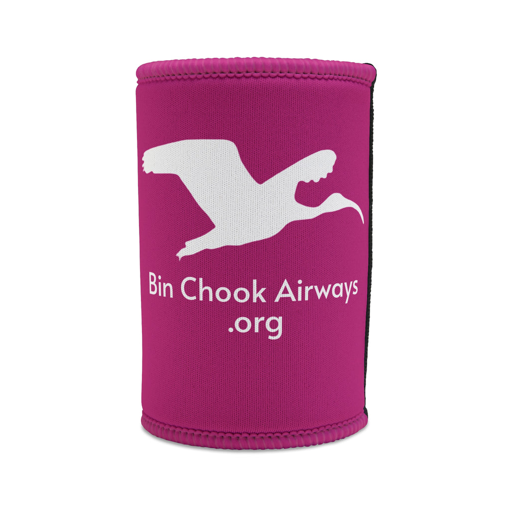 Beer Coozie - Pink & White