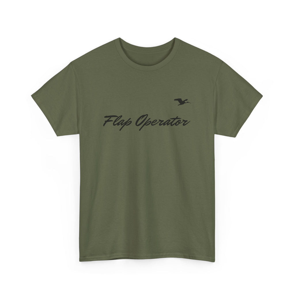 Flap Operator Small Logo Cotton Tee