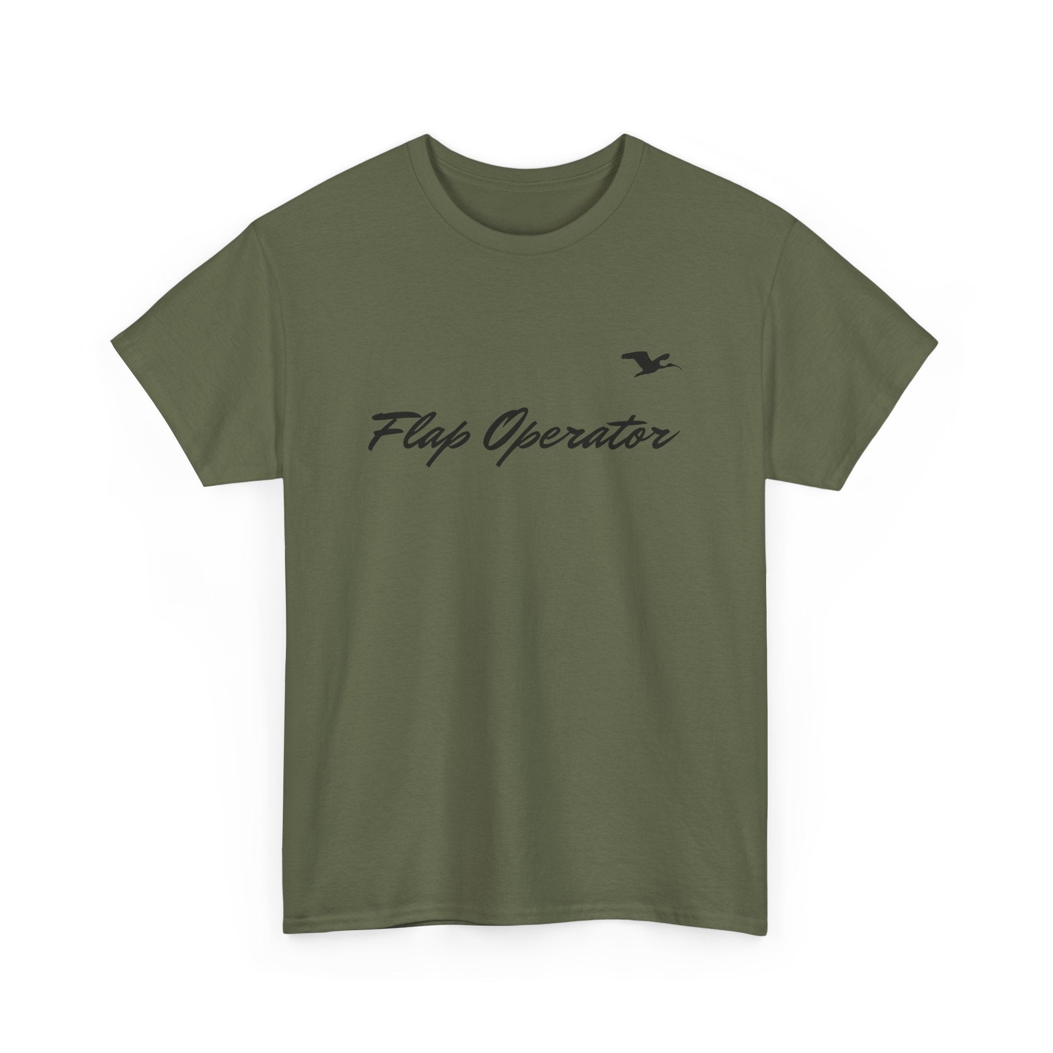 Flap Operator Small Logo Cotton Tee