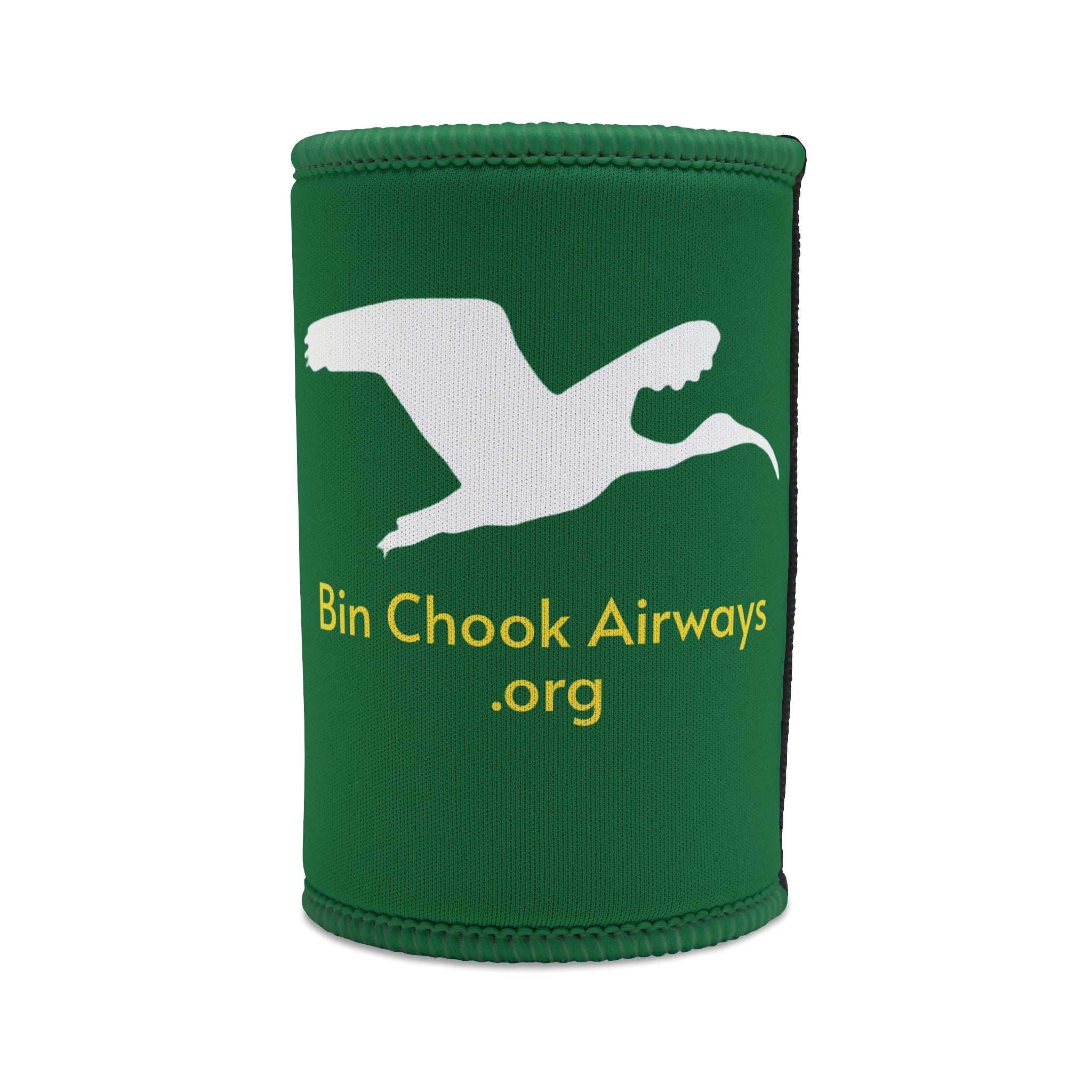 Beer Coozie - Green & Gold