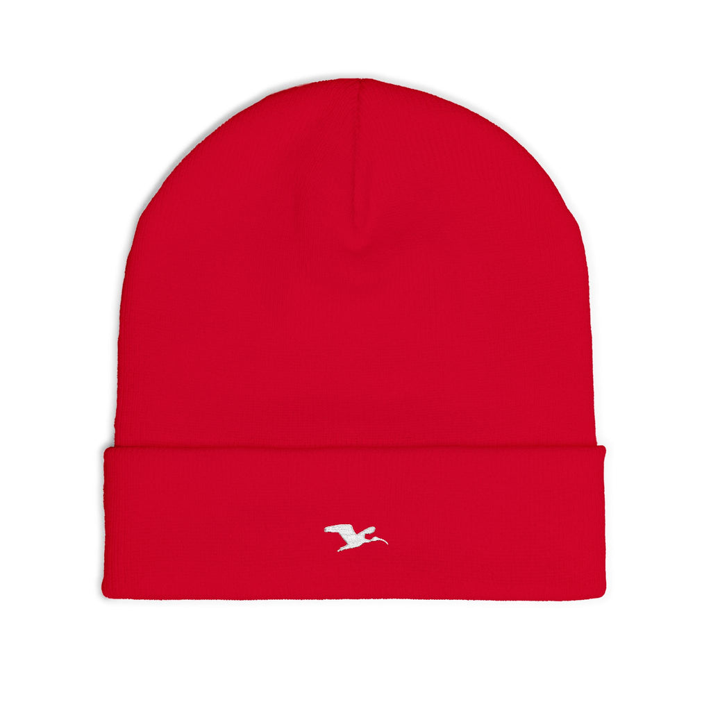 Embroidered Knit Beanie