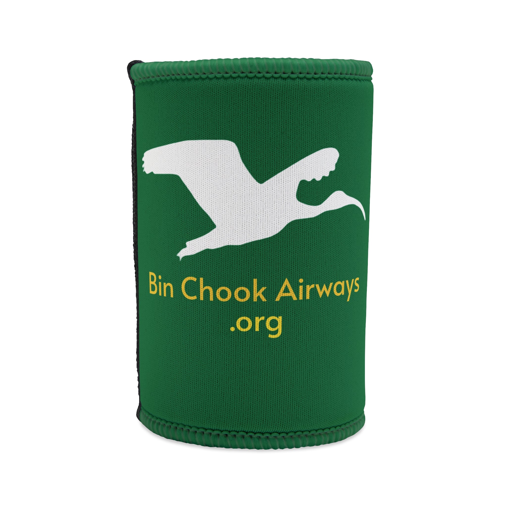 Beer Coozie - Green & Gold