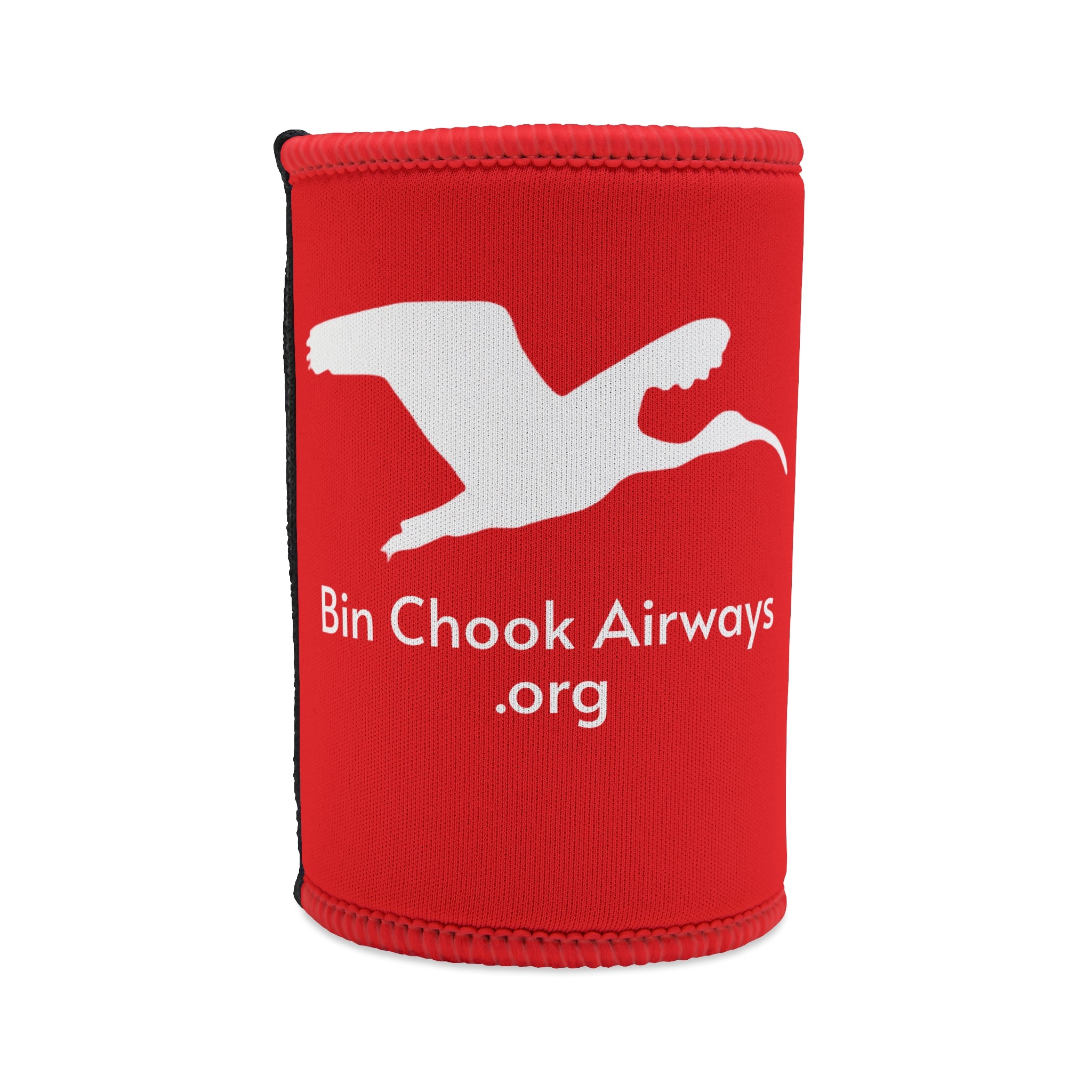 Beer Coozie - Red & White