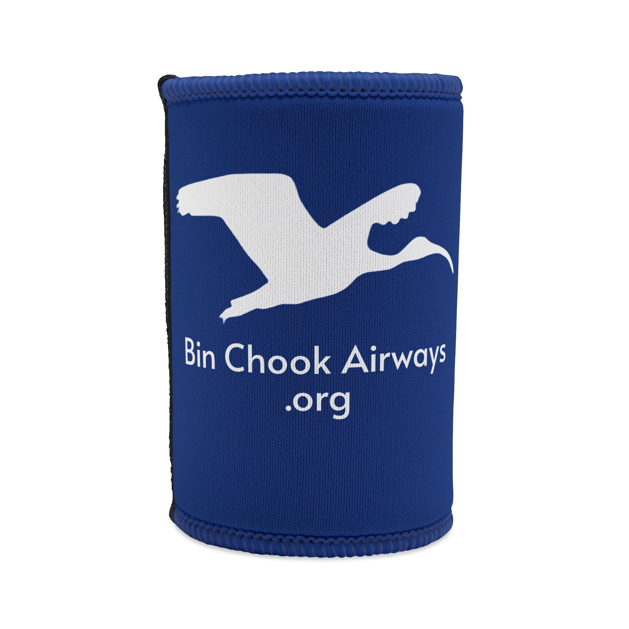 Beer Coozie - Navy & White
