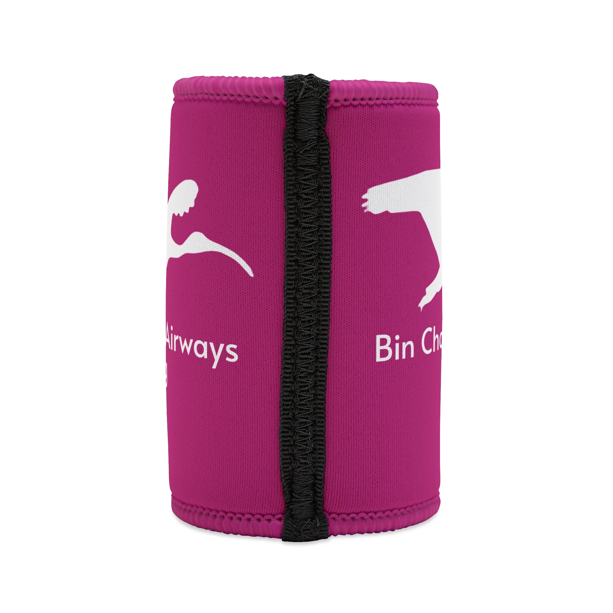 Beer Coozie - Pink & White