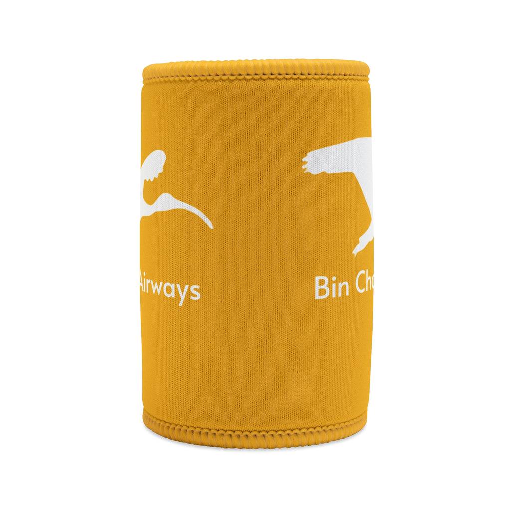 Beer Coozie - Yellow & White