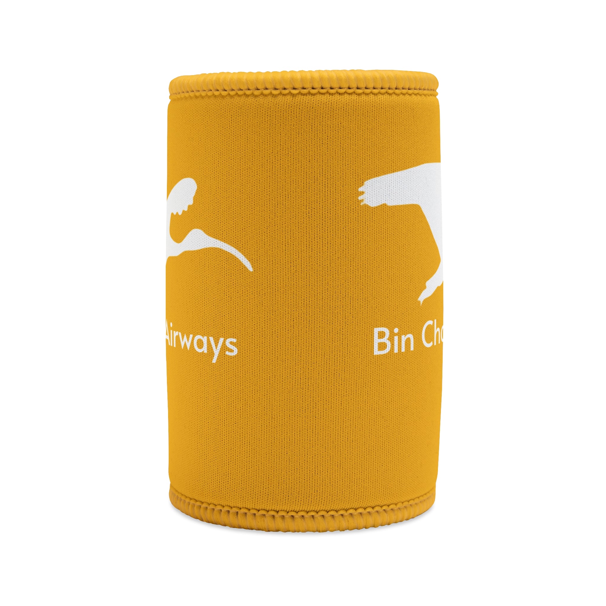 Beer Coozie - Yellow & White