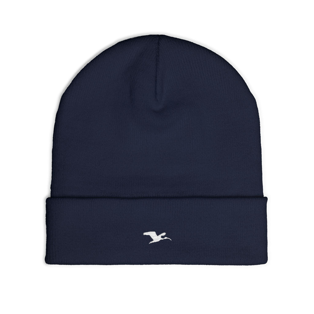 Embroidered Knit Beanie