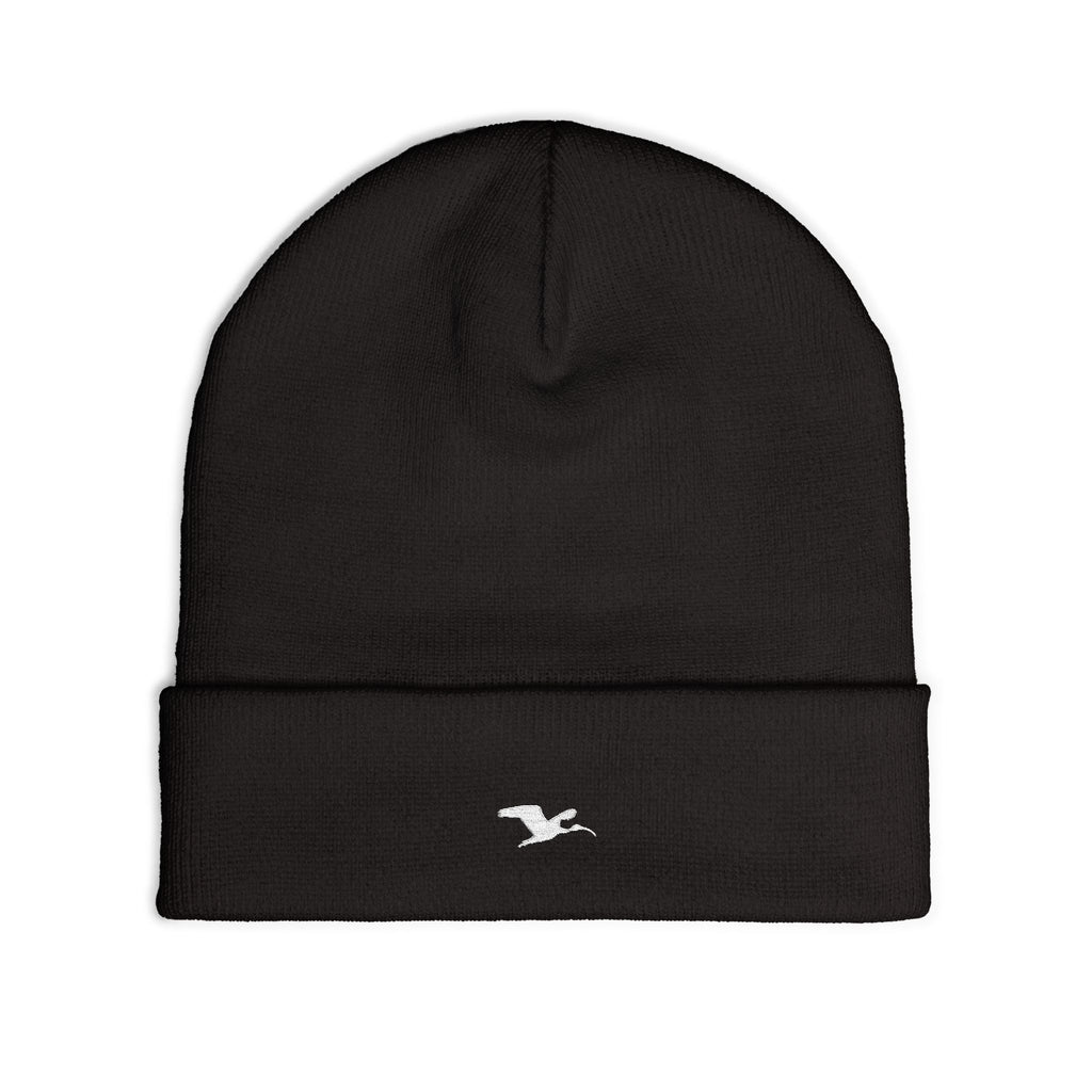 Embroidered Knit Beanie