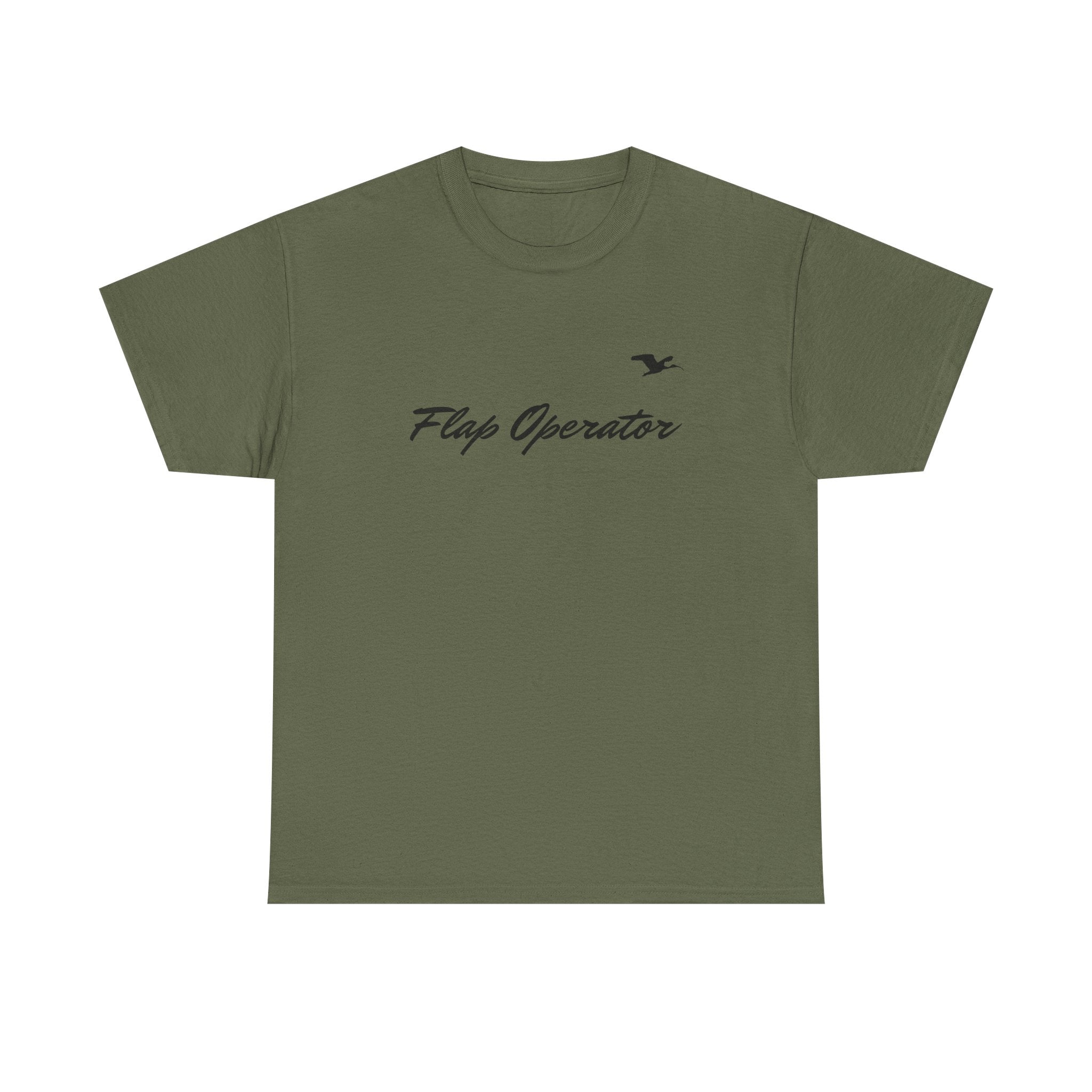 Flap Operator Small Logo Cotton Tee
