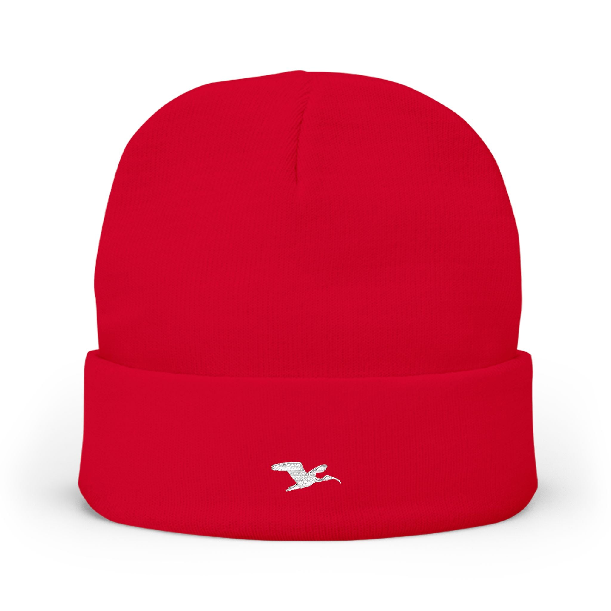 Embroidered Knit Beanie