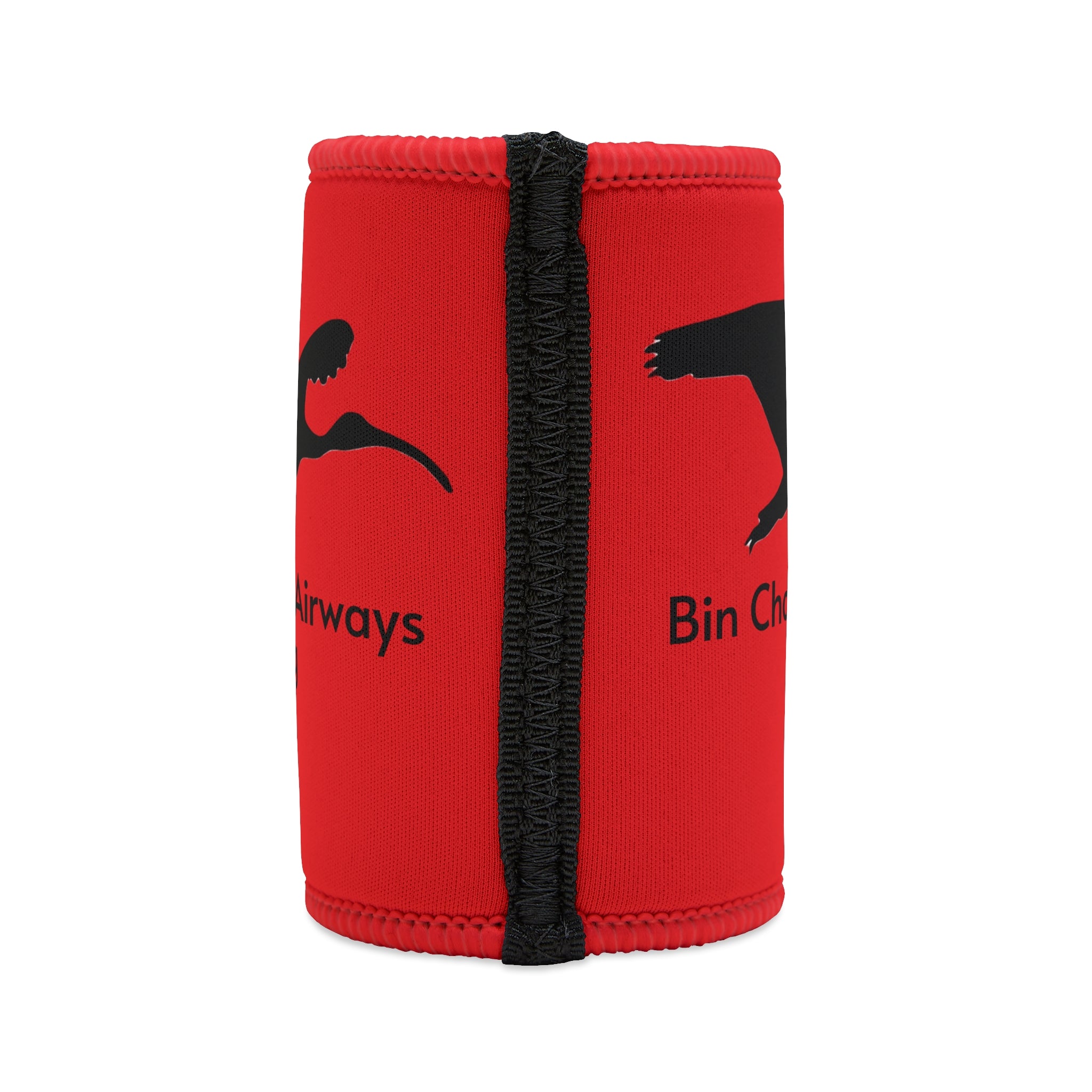Beer Coozie - Red & Black