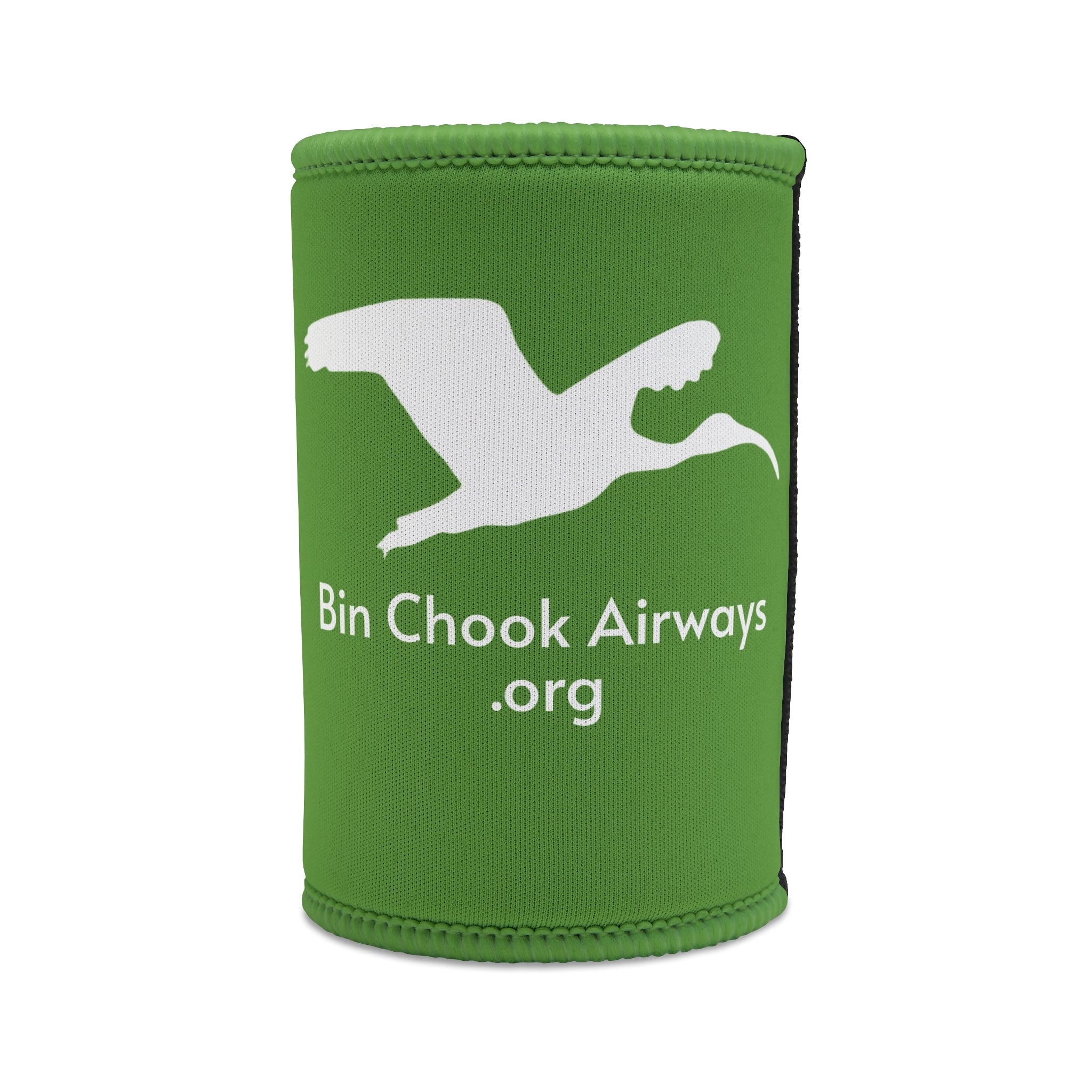Beer Coozie - Green & White