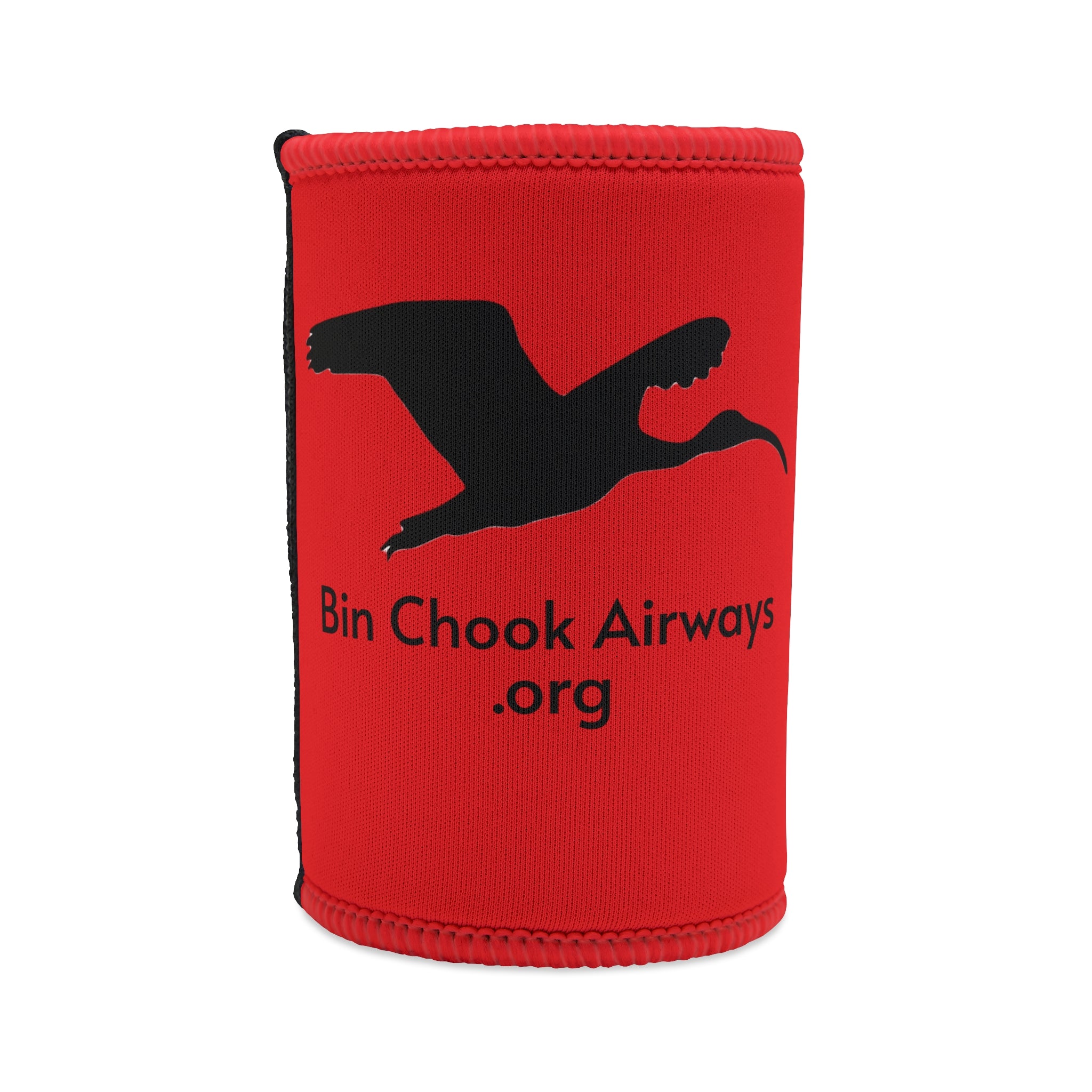 Beer Coozie - Red & Black