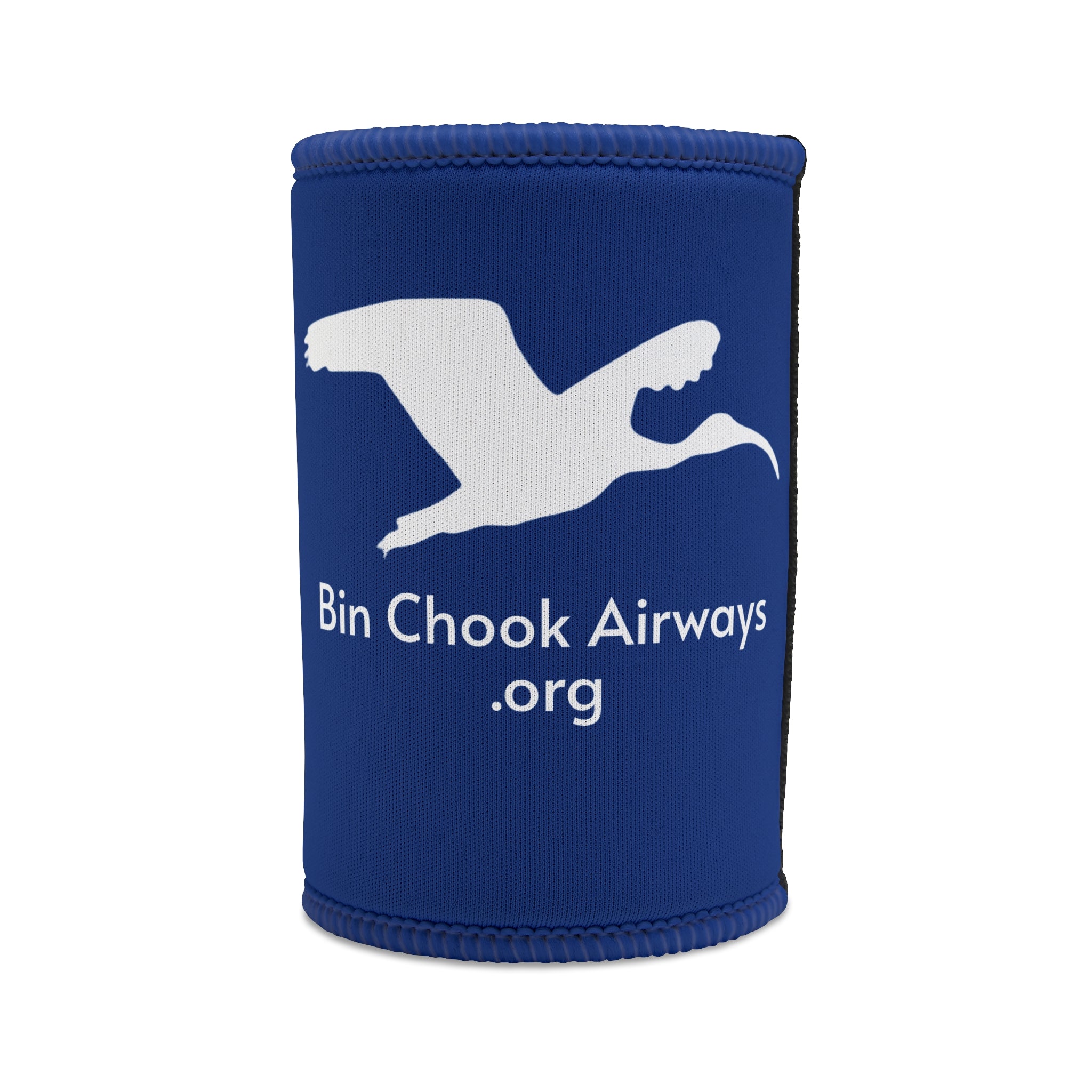 Beer Coozie - Navy & White