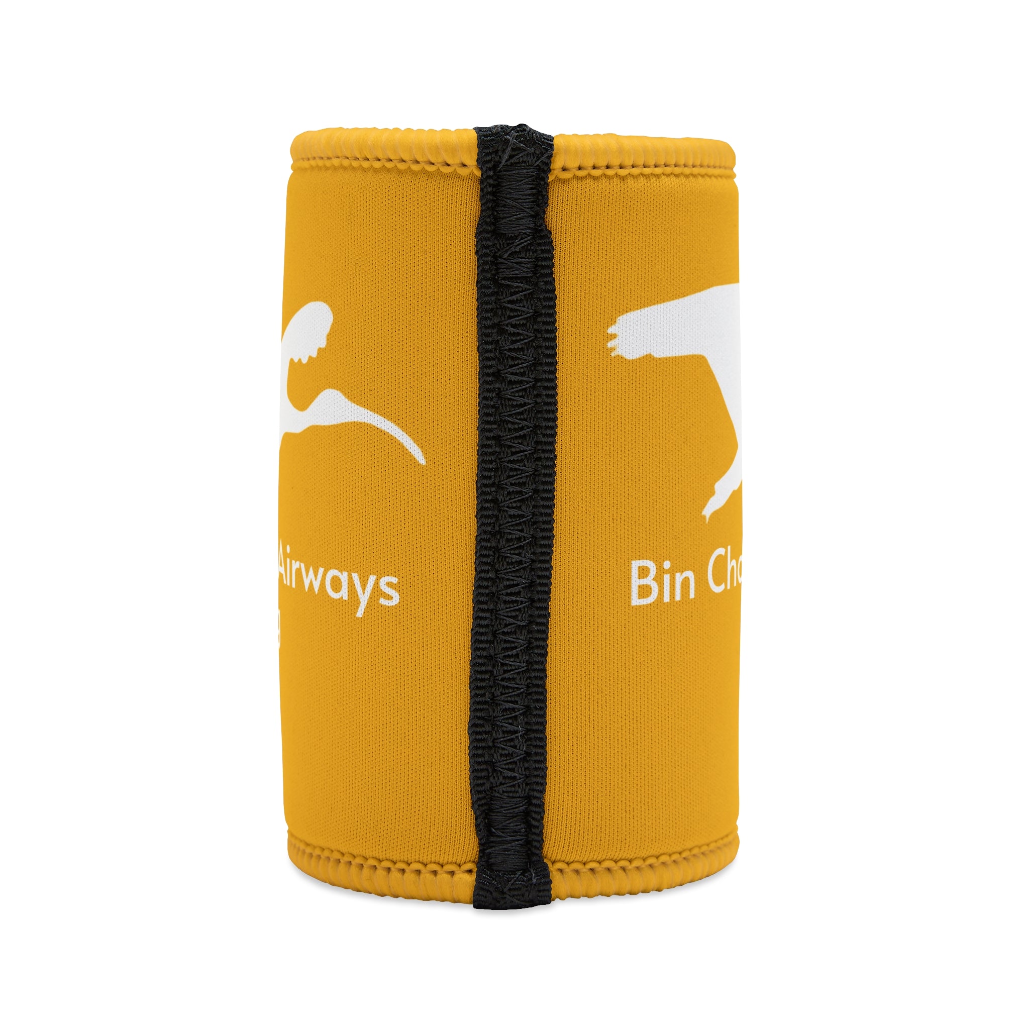 Beer Coozie - Yellow & White