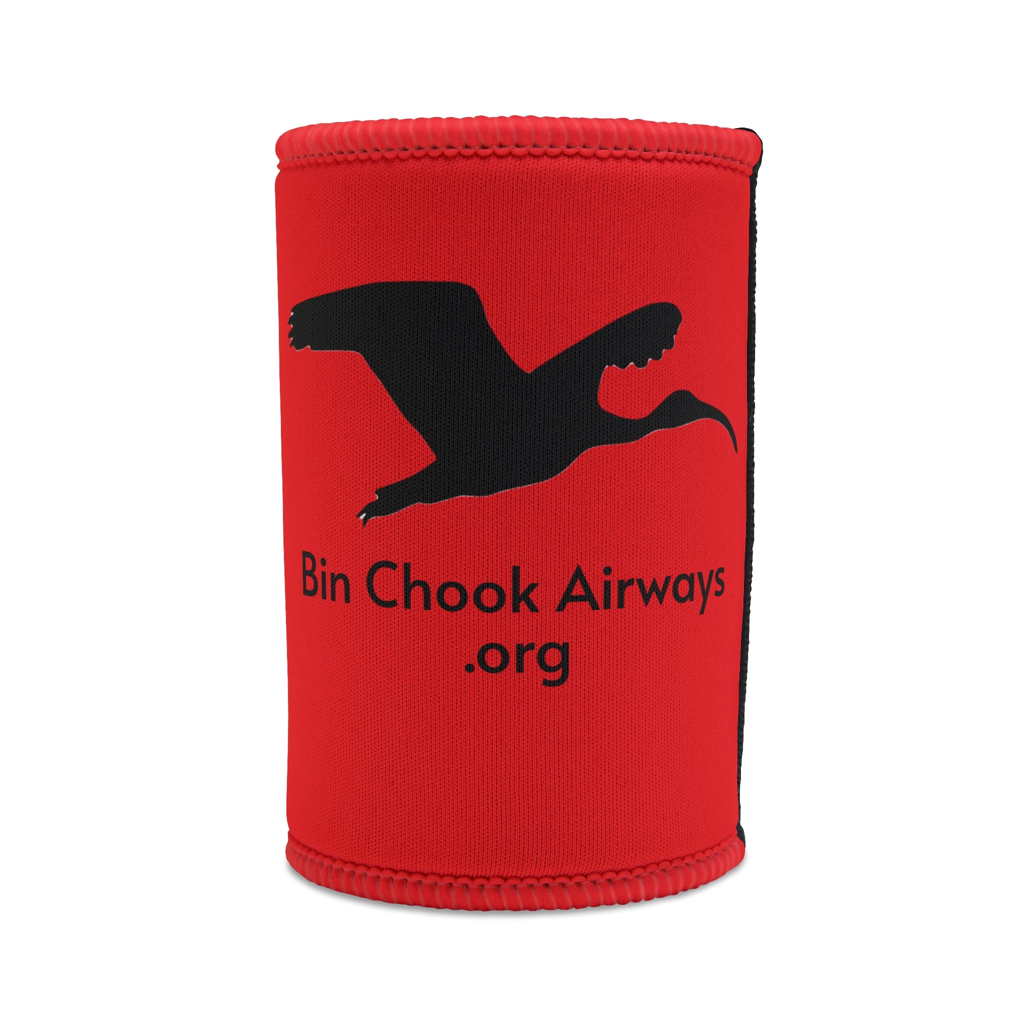 Beer Coozie - Red & Black