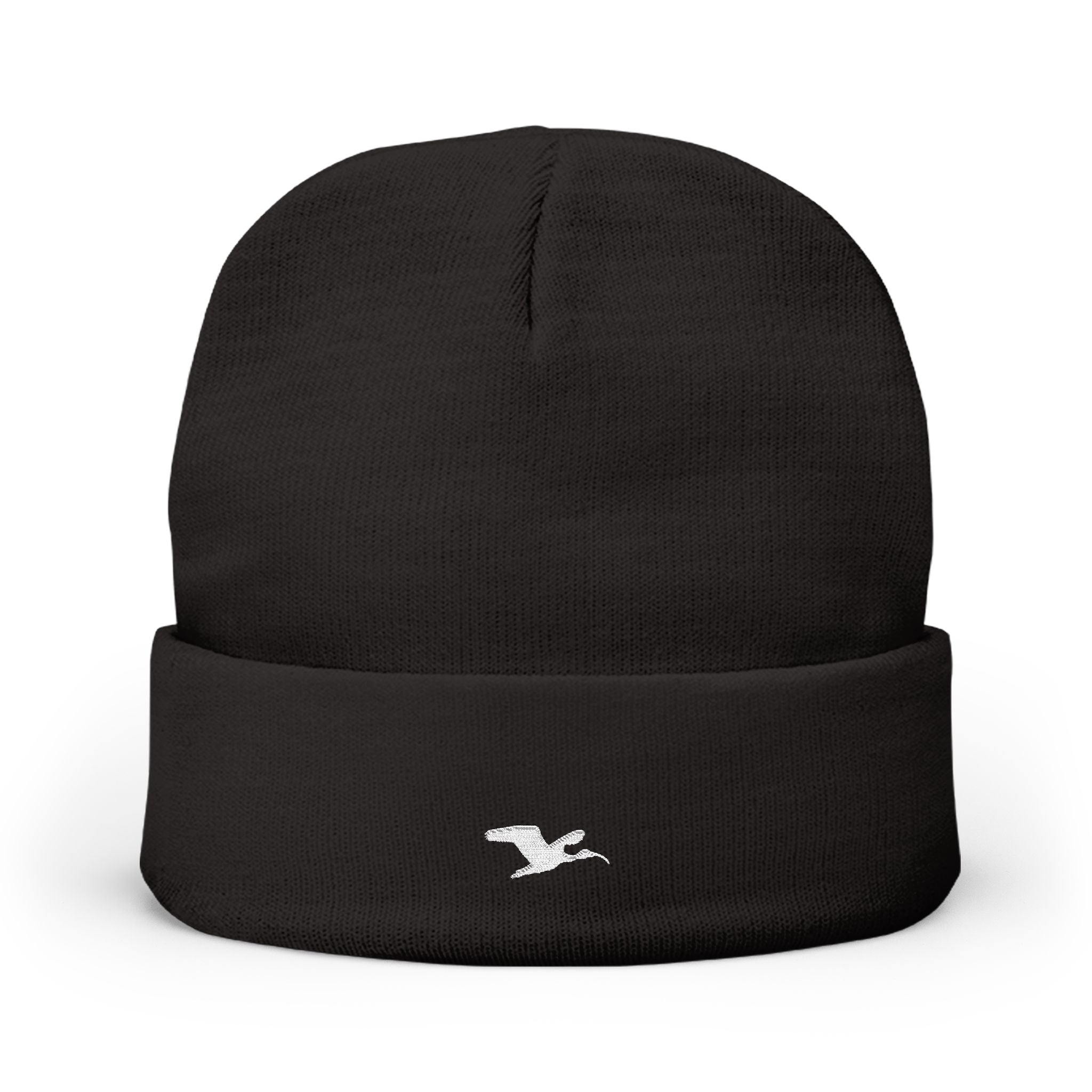 Embroidered Knit Beanie