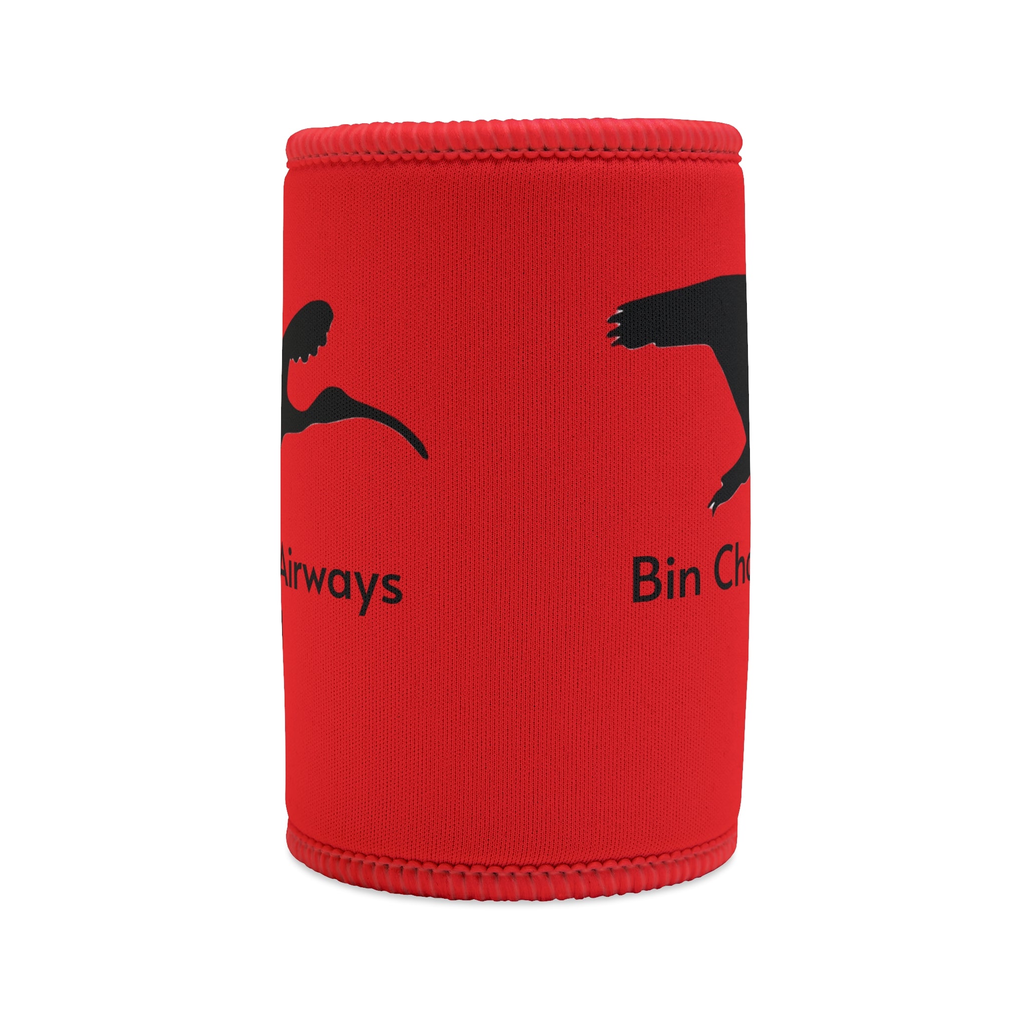 Beer Coozie - Red & Black